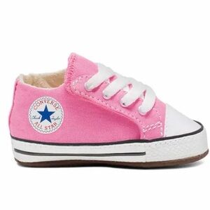 CONVERSE Chuck Taylor All Star Cribster pink infant size 2 Velcro closure